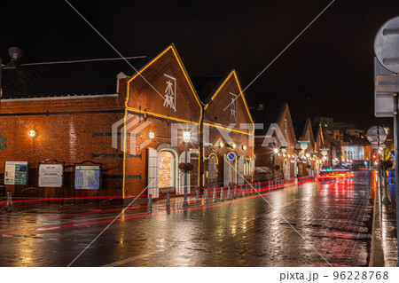 【北海道・函館】雨の函館・赤レンガ倉庫 【北海道・函館】雨の函館・赤レンガ倉庫 96228768