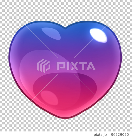 五顏六色的心，情人節，生命值，寶石，遊戲物品，裝飾圖標 96229030