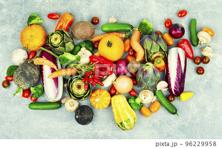 Healthy food, diet concept. Top view 96229958