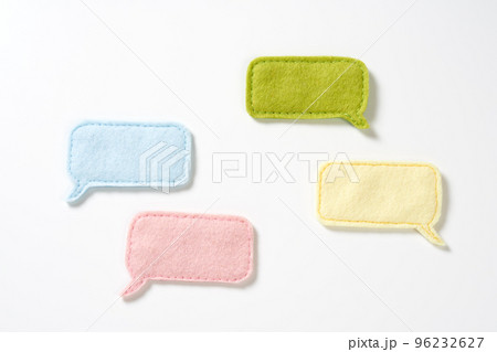 吹き出し　フエルト手芸 96232627