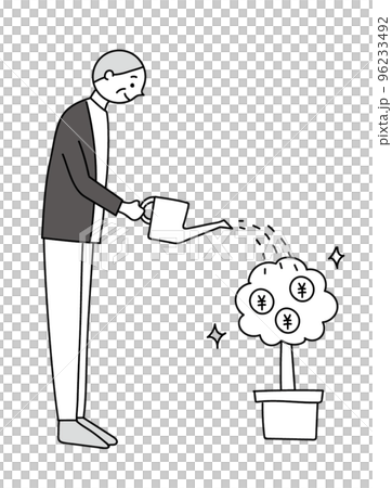 投資金錢樹金錢識字圖男 96233492