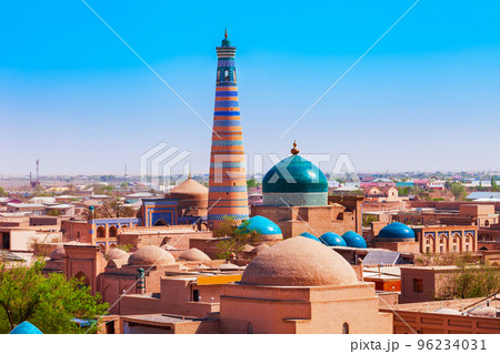 Islam Khodja Minaret at Itchan Kala, Khiva Islam Khodja Minaret at Itchan Kala, Khiva 96234031