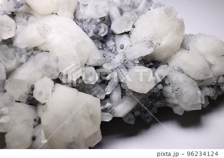 Quartz crystal Russia . Rock crystal druse. Crystal smoky quartz rauchtopaz  96234124