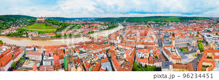 Wurzburg old town in Bavaria, Germany 96234451