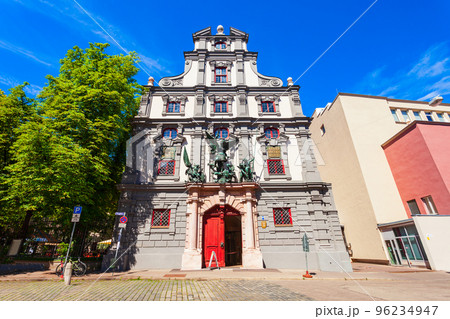 Arsenal or Zeughaus in Augsburg old town Arsenal or Zeughaus in Augsburg old town 96234947