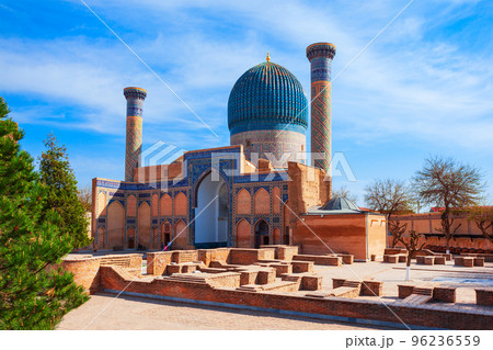 Guri Amir or Gur Emir mausoleum, Samarkand Guri Amir or Gur Emir mausoleum, Samarkand 96236559