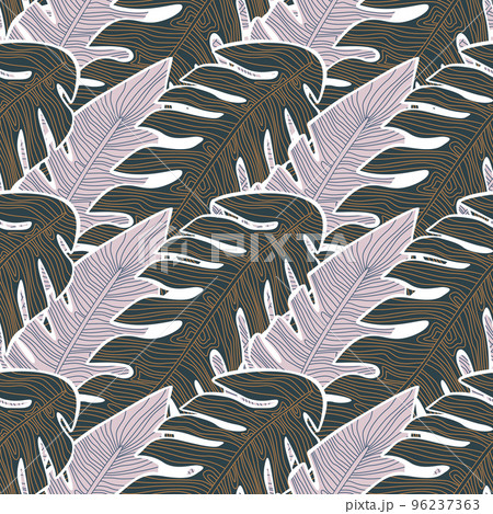 Graphic tropical pattern, palm leaves seamless floral background. Graphic tropical pattern, palm leaves seamless floral background. 96237363