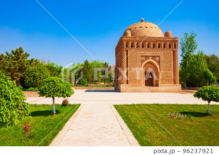 Samanid Mausoleum in Bukhara city, Uzbekistan 96237921