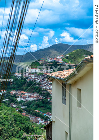 Street of Ouro Preto, Brazilian city. UNESCO World Heritage Street of Ouro Preto, Brazilian city. UNESCO World Heritage 96239432