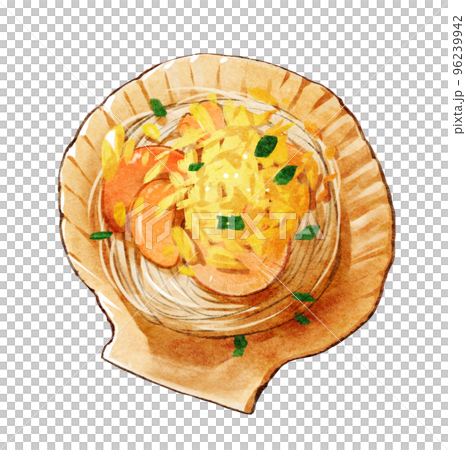 Chinese food-scallop and vermicelli steamed with garlic Minato-style garlic obi Chinese food-scallop and vermicelli steamed with garlic Minato-style garlic obi 96239942