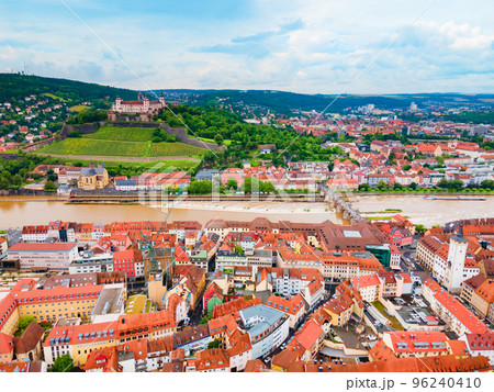Wurzburg old town in Bavaria, Germany 96240410
