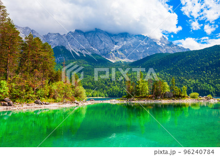 Eibsee lake in Bavaria, Germany 96240784