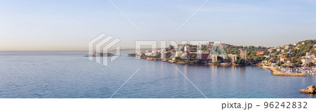 Rocky Shores and Residential Homes on Mediterranean Coast. Palma, Balearic Islands, Spain. 96242832