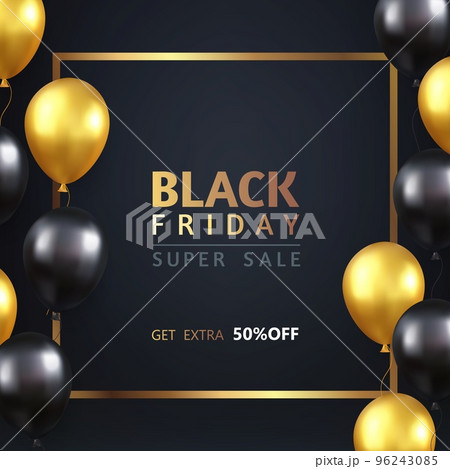3d Black Friday sale banner 96243085