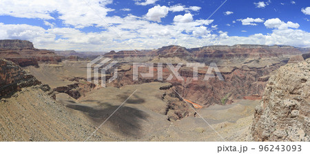 Aerial panoramic view of South Kaibab Trail, Grand Canyon, USA 96243093