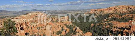 Aerial panoramic view of Bryce Canyon National Park, Utah, USA 96243094