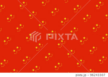 Geometric pattern in the colors of the national flag of People's Republic of China. The colors of People's Republic of China. Geometric pattern in the colors of the national flag of People's Republic of China. The colors of People's Republic of China. 96243307