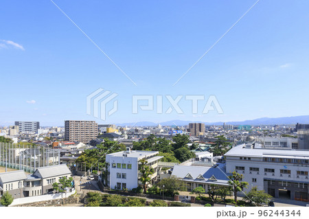 大阪府岸和田市 岸和田城からの眺め 東岸和田方面 大阪府岸和田市 岸和田城からの眺め 東岸和田方面 96244344