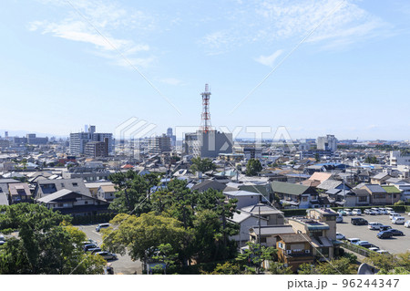 大阪府岸和田市　岸和田城からの眺め　南方向 96244347