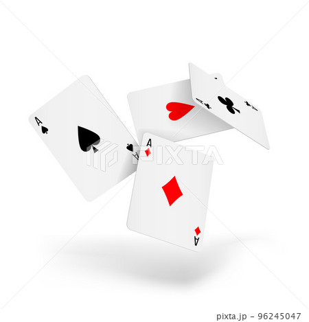 Set of four aces deck of cards Set of four aces deck of cards 96245047