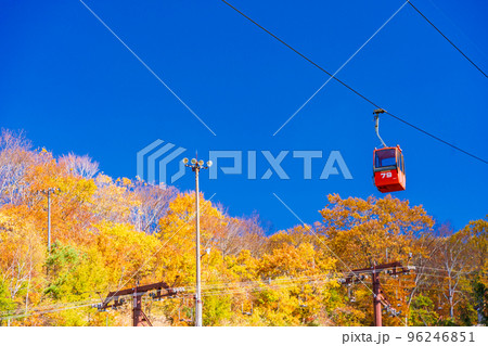 (山形県)紅葉の山形蔵王 蔵王スカイケーブル (山形県)紅葉の山形蔵王 蔵王スカイケーブル 96246851