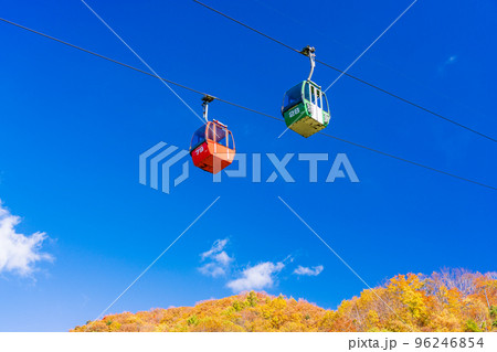 (山形県)紅葉の山形蔵王 蔵王スカイケーブル (山形県)紅葉の山形蔵王 蔵王スカイケーブル 96246854