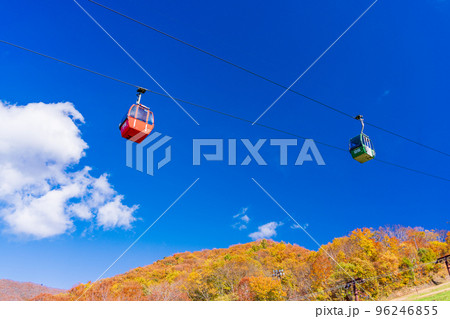 （山形県）紅葉の山形蔵王　蔵王スカイケーブル 96246855