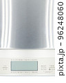 Top view of digital kitchen scale isolated on white background 96248060