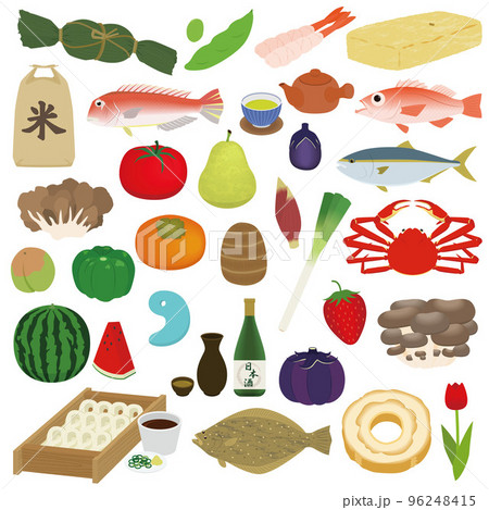 新潟県の特産品のイラスト 96248415