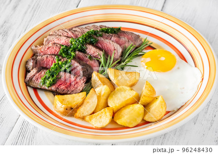 Sliced beef steak Sliced beef steak 96248430