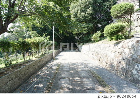 倉敷市阿智神社の参道 倉敷市阿智神社の参道 96248654