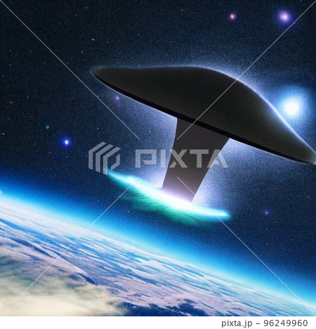 キノコ型巨大UFO母船 キノコ型巨大UFO母船 96249960