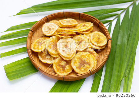 Banana stuffed with tamarind. Fruit snack 96250566