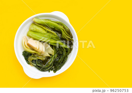 Pickled cabbage, Mustard Greens. Thai food style Pickled cabbage, Mustard Greens. Thai food style 96250753