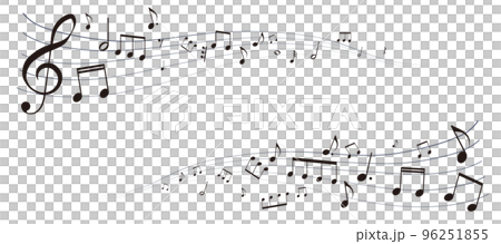 遠近感のある楽譜のフレームイラスト 五線譜 背景イラスト 音符、休符、音楽記号のイラスト 遠近感のある楽譜のフレームイラスト 五線譜 背景イラスト 音符、休符、音楽記号のイラスト 96251855