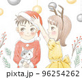クリスマスを楽しむ子どもたち 96254262
