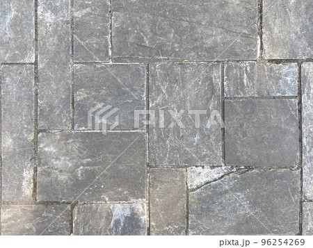 複雑に組まれた石畳のテクスチャ 96254269