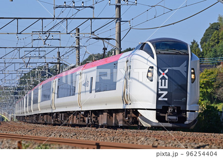 成田線　佐倉ー酒々井　JR東日本　E259系　Ne007編成（鎌倉）　成田エクスプレス　NEX 96254404