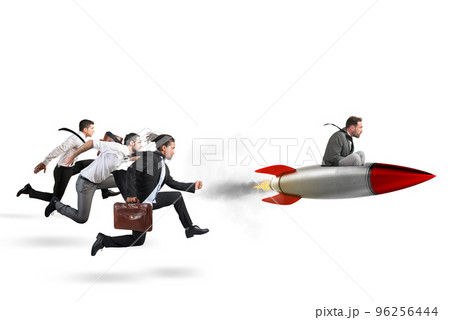 Overcome and achieve success 3D Rendering 96256444