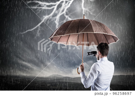 Business storm . Crisis concept Business storm . Crisis concept 96258697