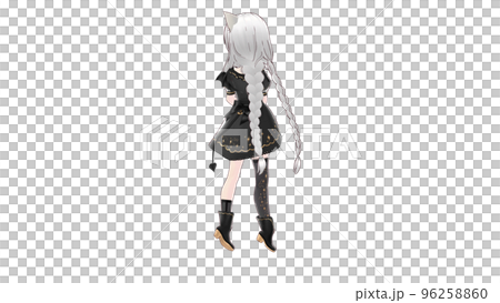 black long skirt girl black long skirt girl 96258860