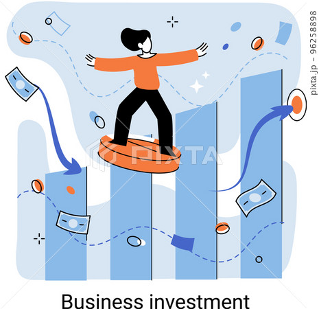 Business investment metaphor. Investment capital profit and income multiplying. Buying shares and funds, modern economy Business investment metaphor. Investment capital profit and income multiplying. Buying shares and funds, modern economy 96258898