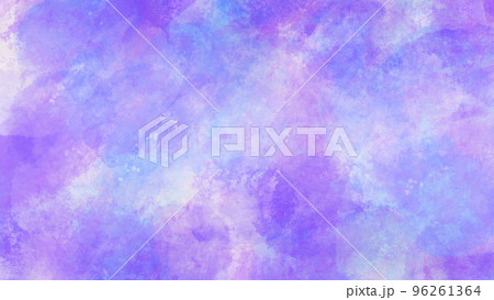 淡い紫と水色の水彩グラデーション背景のイラスト素材