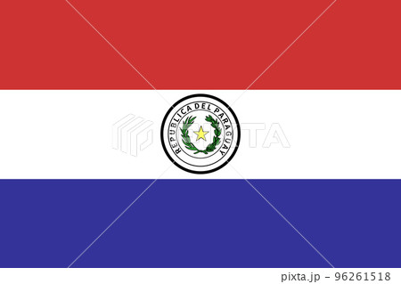 パラグアイ国旗 パラグアイ国旗 96261518