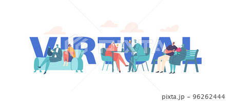 Virtual Date Poster. People Use Vr Technology For Dating. Male And Female Characters Wearing Augmented Reality Goggles Virtual Date Poster. People Use Vr Technology For Dating. Male And Female Characters Wearing Augmented Reality Goggles 96262444
