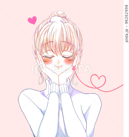 運命の赤い糸を結んだ女性　冬服 96262998