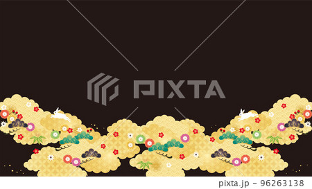 bg素材-初春兎9-2ベク bg素材-初春兎9-2ベク 96263138