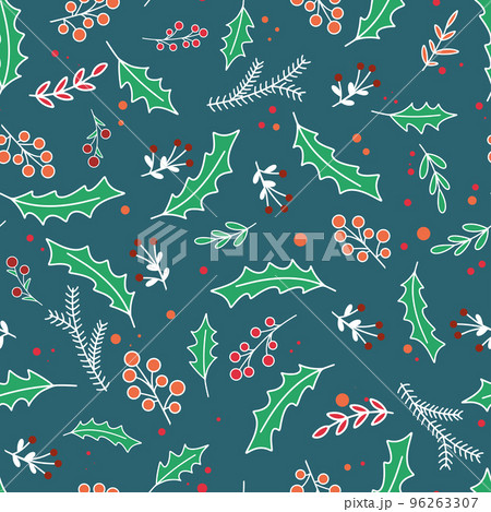 Christmas winter seamless pattern 96263307