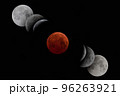 皆既月食中の地球の影 96263921