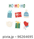 Christmass set of gift patch with mitten 96264695
